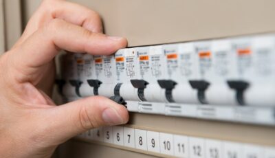 Sicherungen im Stromverteilerkasten